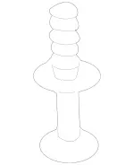 19901492 - Covering and Lining: Expansion Rivet for Mercedes-Benz Image