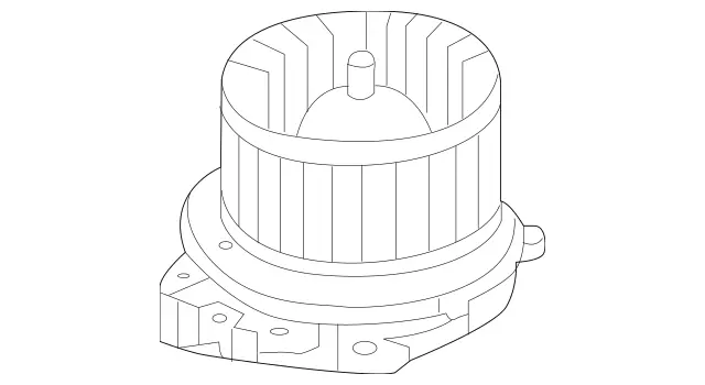 166906610064 - Heating and Ventilation: Radial Blower for Mercedes-Benz: GL350, GL450, GL550, GL63 AMG, GLE300d, GLE350, GLE400, GLE43 AMG, GLE450 AMG, GLE550e, GLE63 AMG, GLE63 AMG S, GLS350d, GLS450, GLS550, GLS63 AMG, ML250, ML350, ML400, ML550, ML63 AMG Image image