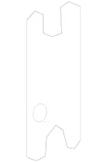 2203270342 - Springs, Suspension and Hydraulics: Plate for Mercedes-Benz Image