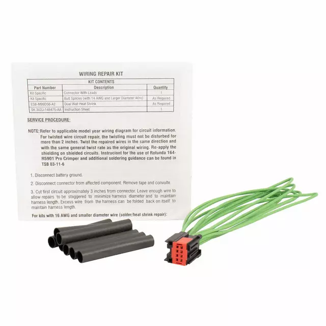 3U2Z14S411LCB - : Wire Assembly for Ford Image