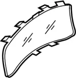 24813CL70A - Body: Lens for INFINITI: FX35, FX45 Image