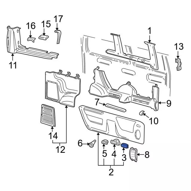 F7UZ1604530AAC - Body: Cover for Ford: E-150, E-150 Club Wagon, E-150 Econoline, E-150 Econoline Club Wagon, E-250, E-250 Econoline, E-350 Club Wagon, E-350 Econoline, E-350 Econoline Club Wagon, E-350 Super Duty, E-450 Econoline Super Duty, E-450 Super Duty, Econoline Super Duty Image