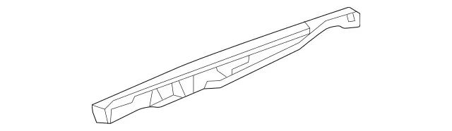 218782018664 - Sliding Sunroof: Slotted Slide Valve for Mercedes-Benz: CLS400, CLS550, CLS63 AMG, CLS63 AMG S, E250, E350, E400, E550, E63 AMG, E63 AMG S, GL350, GL450, GL550, GL63 AMG, GLE300d, GLE350, GLE400, GLE550e, GLE63 AMG, GLS350d, GLS450, GLS550, GLS63 AMG, ML250, ML350, ML400, ML550, ML63 AMG Image image