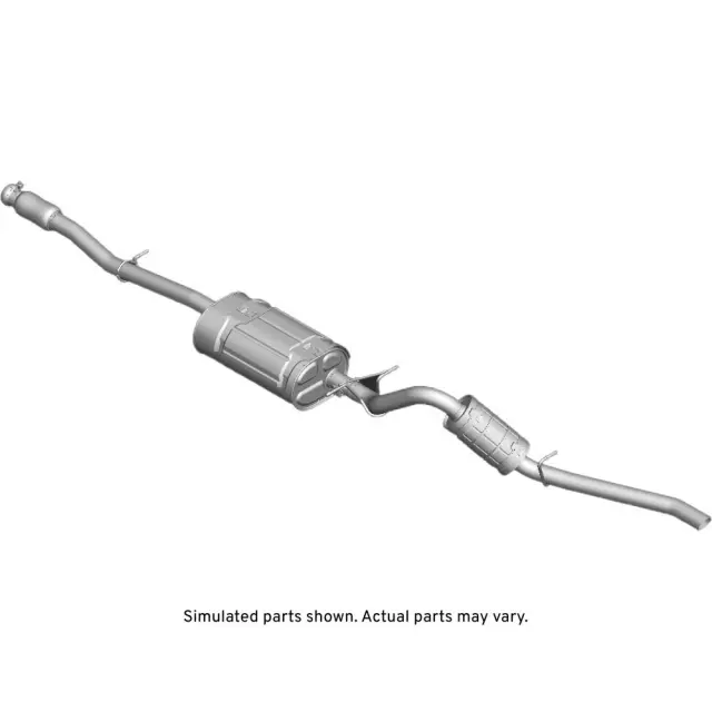22818061 - : Part# 22818061 Exhaust Muffler Assembly for Chevrolet: Silverado 1500 | GMC: Sierra 1500 Image