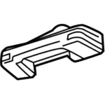 DA8Z7431406BA - Body: Grip Handle for Ford: Flex Image