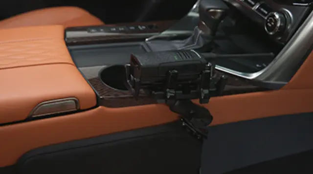 PTN590023X - Interior: X-Grip Seat Wedge Mount For Radio Phones for Toyota Image