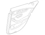25473010029K21 - : Door Trim Panel for Mercedes-Benz Image