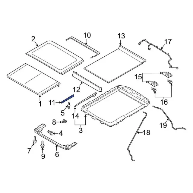 ML3Z16500A66B - Body: Side Shield for Ford Image