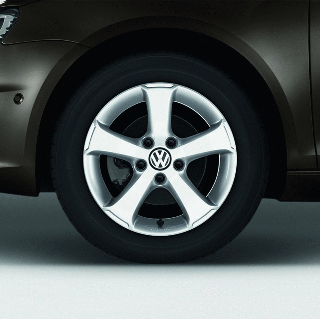 3C1071496B8Z8 - Wheels: 16inch Sima Winter Wheel - Silver for Volkswagen Image