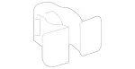 19912070 - Covering and Lining: Clamp for Mercedes-Benz: AMG GT Black Series, AMG GT S, CL550, CL600, CL63 AMG, CL65 AMG Image