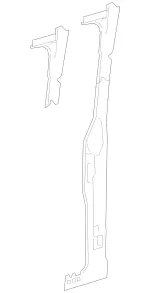 9066303200 - Body: Outer Pillar for Mercedes-Benz Image