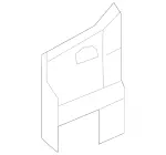 2046820360 - Trim: Damping for Mercedes-Benz: C250, C300, C350, C63 AMG, E550, GLK250, GLK350 Image