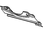 F67Z10017A28AA - Body: Column Cover Reinforcement for Ford: Explorer, Explorer Sport, Explorer Sport Trac, Ranger | Mercury: Mountaineer Image