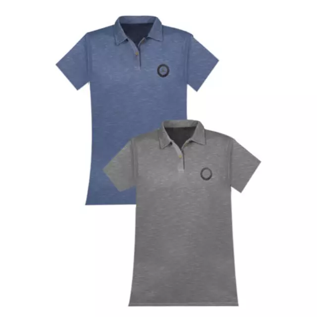144366982 - : Mer Womens Classic Cotton Pique Polo (AM for Mercedes-Benz Image
