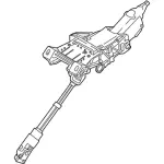 G1FZ3C529A - Steering: Steering Column for Ford: Focus Image