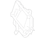 2238301500 - Heating and Ventilation: Air Duct for Mercedes-Benz: 350SD, Maybach S580, Maybach S680, S500, S580, S580e, S63 AMG E Performance Image