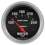 3531 - : GAUGE, WATER TEMP, 2 5/8", 100-250?F, ELECTRIC, SPORT-COMP for AutoMeter Image