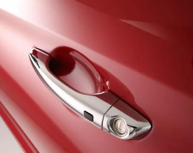 148ADU00 - Exterior: 2017-2020 Hyundai - Door Handle Pocket Film for Hyundai: Accent, Elantra, Palisade, Santa Fe Image