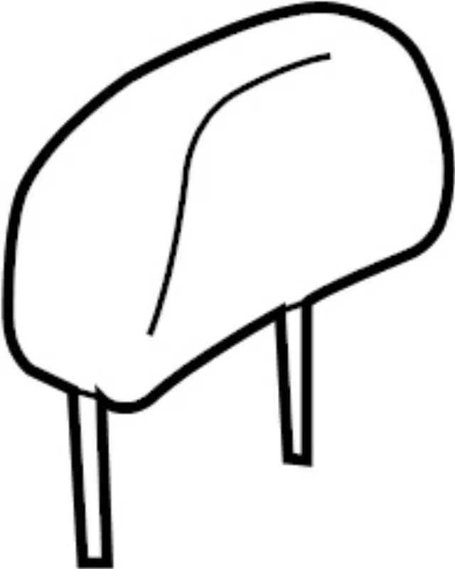 864001NV9C - Body: Headrest for INFINITI: G37, Q60 Image