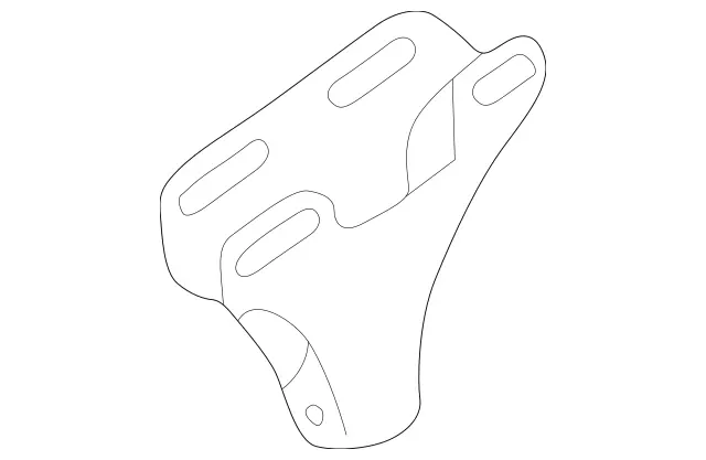 4603300043 - Body: Mount Bracket for Mercedes-Benz Image