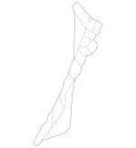 1678856705 - : Air Duct Segment for Mercedes-Benz: GLE350, GLE450, GLE450e, GLE53 AMG, GLE580, GLE63 AMG S, GLS63 AMG, Maybach GLS600 Image