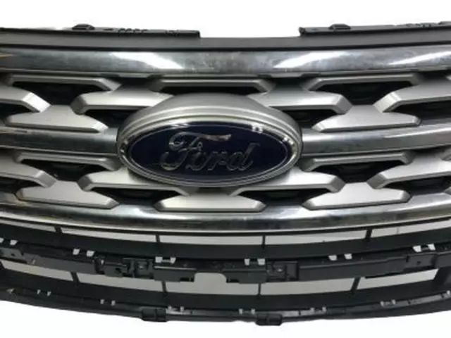16 thru 18 Explorer OEM Genuine Ford LIMITED Black Upper Grille Grill w Emblem NEW - Ford (FB5Z-8200-AD)
