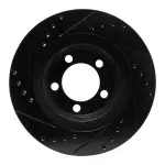63354042R - : DFC Brake Rotor - Drilled and Slotted - Black for DYNAMIC FRICTION Image