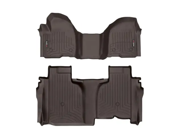 47149114714366 - Accessories: Front &amp; Rear Cocoa FloorLiner™ DigitalFit® for WeatherTech Image