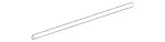 2307250165 - Front Doors: Sealing Rail for Mercedes-Benz: SL500, SL55 AMG, SL550, SL600, SL63 AMG, SL65 AMG Image