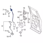 CK2Z1521813H - Body: Door Lock Actuator Motor for Ford: F-150, F-250 Super Duty, F-350 Super Duty, F-450 Super Duty, F-550 Super Duty Image