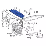 PR3Z16A238C - Body: Sight Shield for Ford: Mustang Image