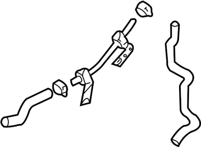 497214W060 - Steering: Upper Return Hose for INFINITI: QX4 Image