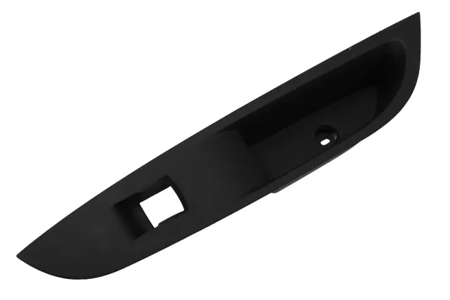 Jet Black Rear Passenger Side Door Armrest Switch Mount Plate - GM (42488512)