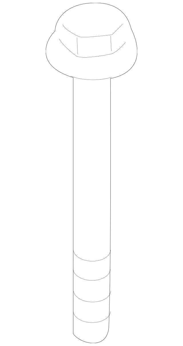 9014030571 - : Hook Bolt for Mercedes-Benz: Sprinter 3500, Sprinter 3500XD, Sprinter 4500 Image