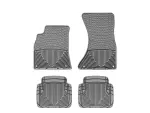 W111GRW50GR - : Grey All Weather Floor Mats, Front &amp; 2nd Row for WeatherTech Image