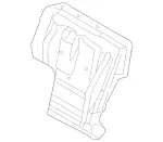 1639200616 - Rear Seat Bench: Padding for Mercedes-Benz Image