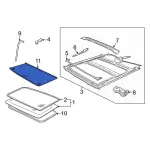 7L1Z78519A02AA - Body: Sunshade for Ford: F-150 | Lincoln: Mark LT Image