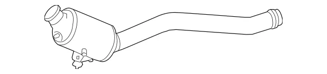 166490653664 - Exhaust System: Main Catalytic Converter for Mercedes-Benz Image