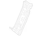 1779204404 - Rear Seat Bench: Seat Backrest Frame for Mercedes-Benz Image