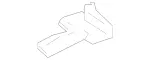 2076950197 - Body: Headliner Pad for Mercedes-Benz Image