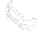 23888568009999 - : Bumper Cover for Mercedes-Benz Image