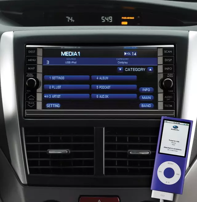 Media Hub Kit (Exc Navigation) - Subaru (H621SFG650)