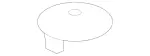 17098800358J12 - Body: Header Trim Cap for Mercedes-Benz Image
