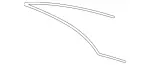 2036700002 - Body: Upper Molding for Mercedes-Benz Image