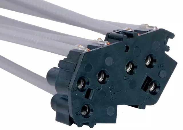 12101916 - : 6-Way Female Door Window Switch Pigtail for Chevrolet: Camaro | Pontiac: Firebird Image