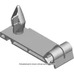11561410 - : Rear Brake Front Pipe Clip for GM Image