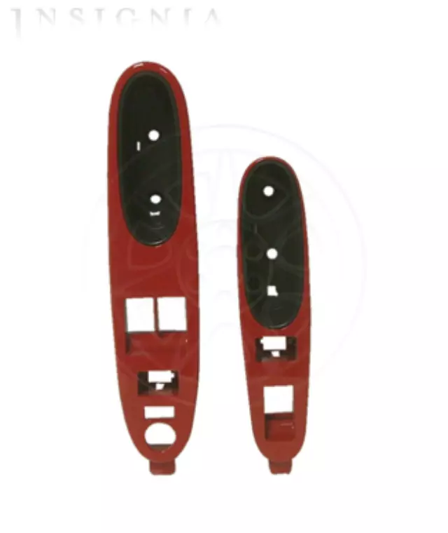 17801917 - Interior: Door Switch Bezel - Blue Lightning - Red for GM Image