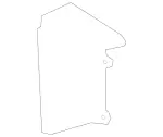 4635053200 - Radiator: Air Duct Segment for Mercedes-Benz: G63 4x4 Squared AMG, G63 AMG Image