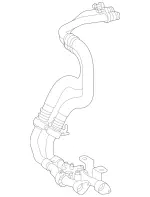 1675019000 - : Oil Cooler Line for Mercedes-Benz Image