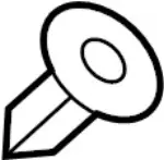 7684850C00 - Body: Spoiler Grommet for Infiniti Image